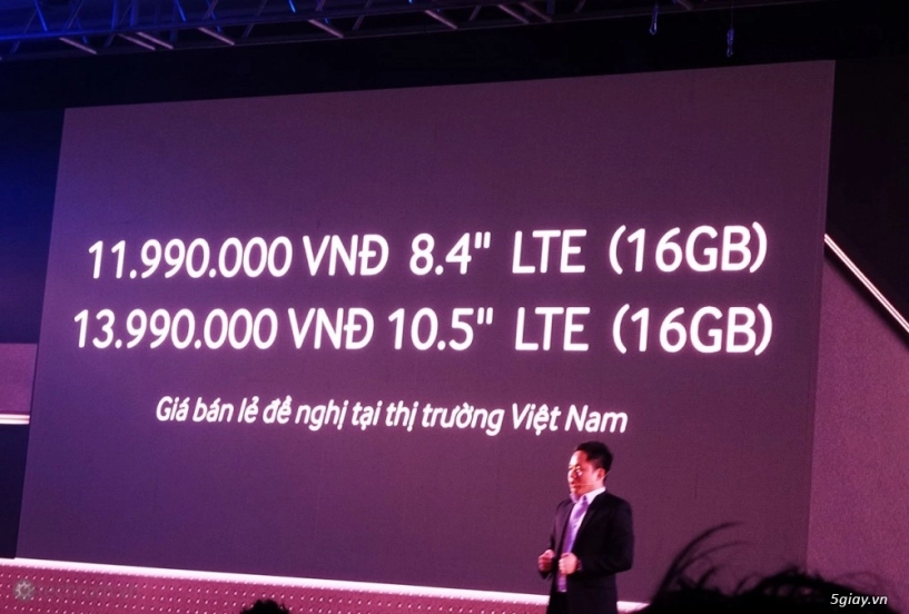 Samsung chính thức công bố giá bán bộ đôi galaxy tab s tại việt nam - 2