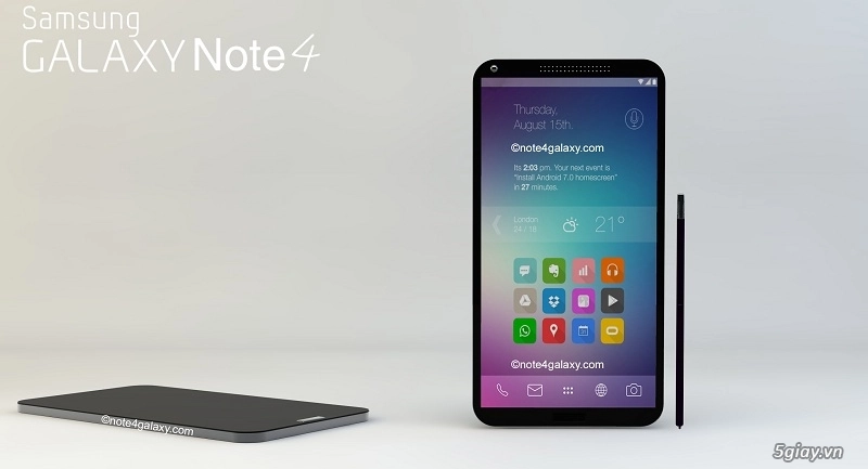 Samsung galaxy note 4 sẽ được giới thiệu vào tháng 9 trang bị camera 16mp có tính năng ois - 2