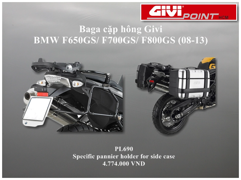 Sản phẩm phụ kiện givi cho từng dòng xe pkl - 3