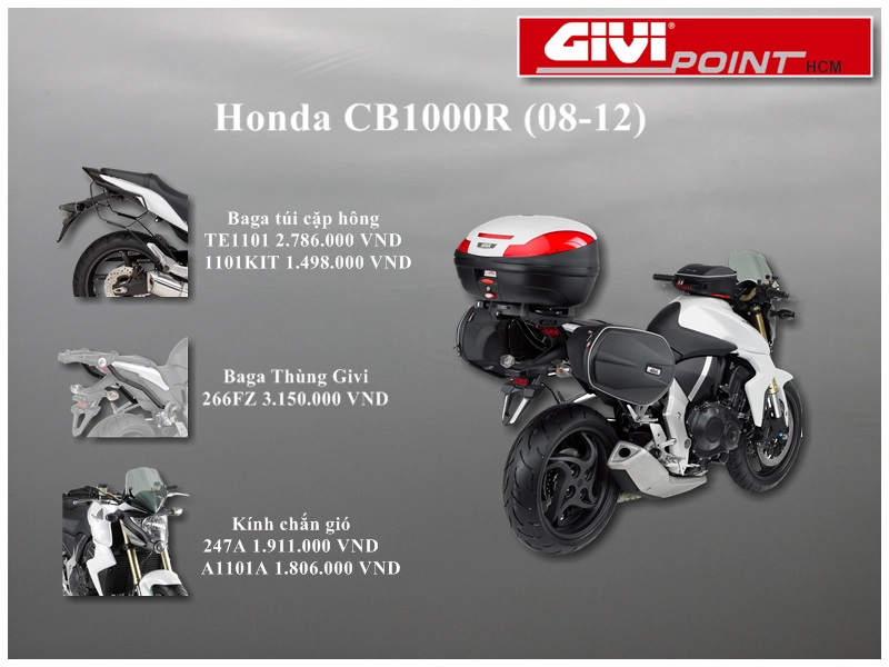 Sản phẩm phụ kiện givi cho từng dòng xe pkl - 9