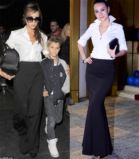 Sao việt mặc như victoria beckham - 1