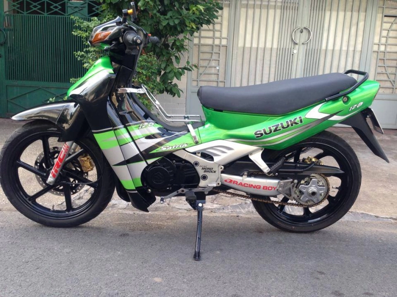 Satria 2000 xanh lá gắp nsr - 7