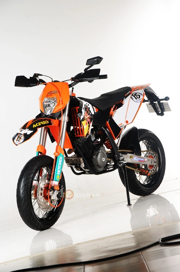 Satria f độ biến thể theo phong cách cào cào ktm exc 250 - 4