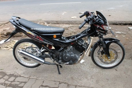 Satria f độ trần phong cách drag nhẹ mà đẹp - 1