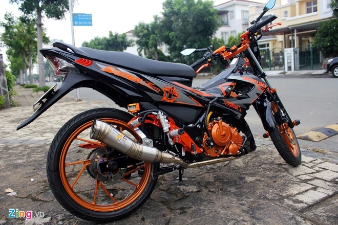 Satria f phiên bản 1 triệu đặc biệt độ khủng tại sài gòn - 9