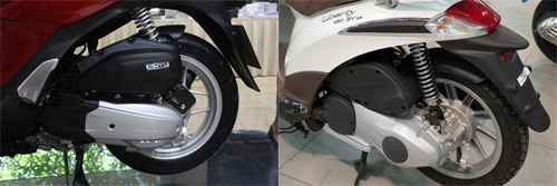 Sh mode và piaggio liberty - ai hơn ai - 2