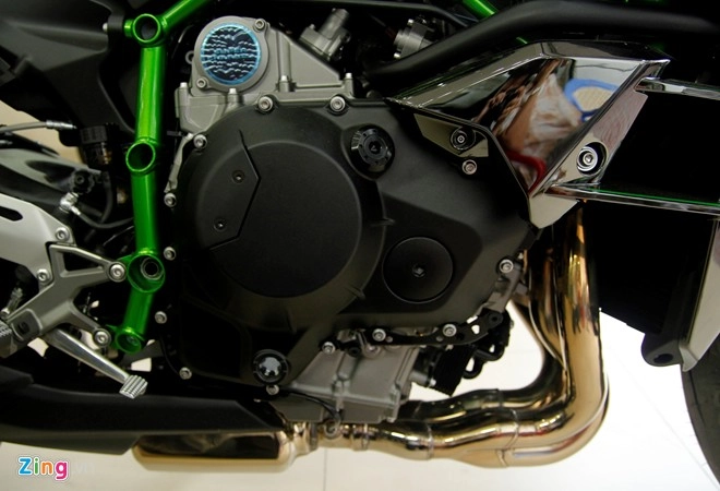 Siêu môtô kawasaki ninja h2 đầu tiên về việt nam - 5