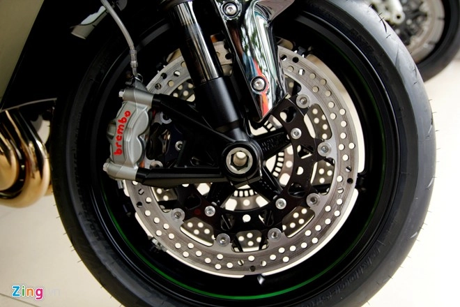 Siêu môtô kawasaki ninja h2 đầu tiên về việt nam - 10