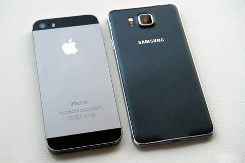 So sánh galaxy alpha vs iphone 5s - 9