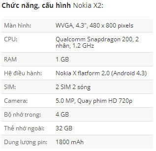 So sánh nokia x2 và zenfone 45 cùng phân khúc giá - 6