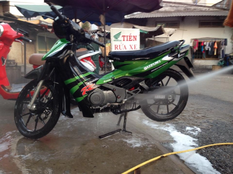 Sport up satria 2000 xanh z1000 - 7