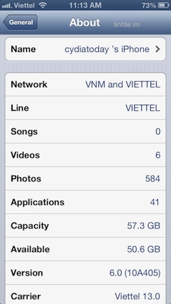 Sử dụng iphone thông minh - phần 4 settings ip5 ios 6 - 6