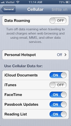 Sử dụng iphone thông minh - phần 4 settings ip5 ios 6 - 11