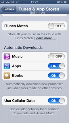 Sử dụng iphone thông minh - phần 6 settings tt ip5 ios 6 - 9