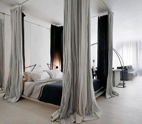 Sử dụng rèm tạo phòng ngủ lãng mạn - 11