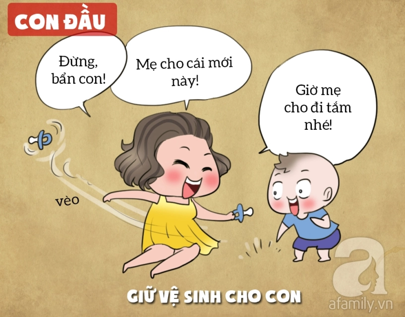 Sự khác biệt khi bạn nuôi con đầu và con thứ - 11