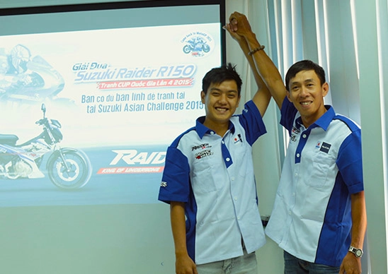 Suzuki asian challenge 2015 có sự góp mặt của tay đua vn - 2