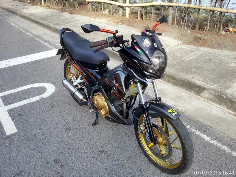 Suzuki fx 125 độ dàn áo satria f150 - 3