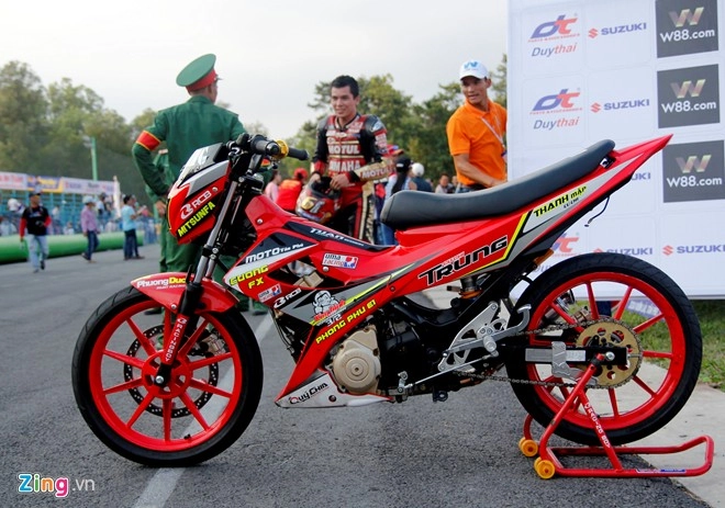 Suzuki raider độ 200 triệu tham dự giải đua vô địch quốc gia - 4