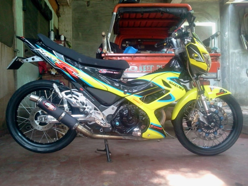 Suzuki raider vàng ố - 2