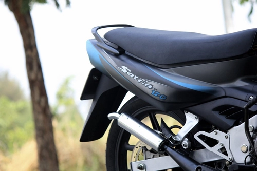 Suzuki satria 120 sơn tem đấu đen xám lamborghini - 3