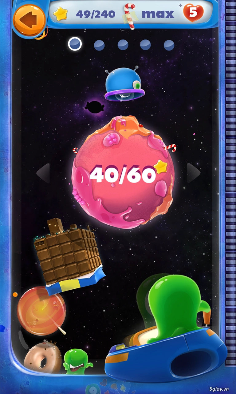 Sweets mania space quest mang phong cách candy rush lên windows phone - 6