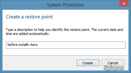 Tạo điểm restore point trên windows 81 và cách restore về điểm restore point đó - 6