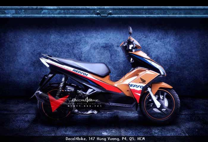 Tem độ cho honda air blade 125 mới - 8