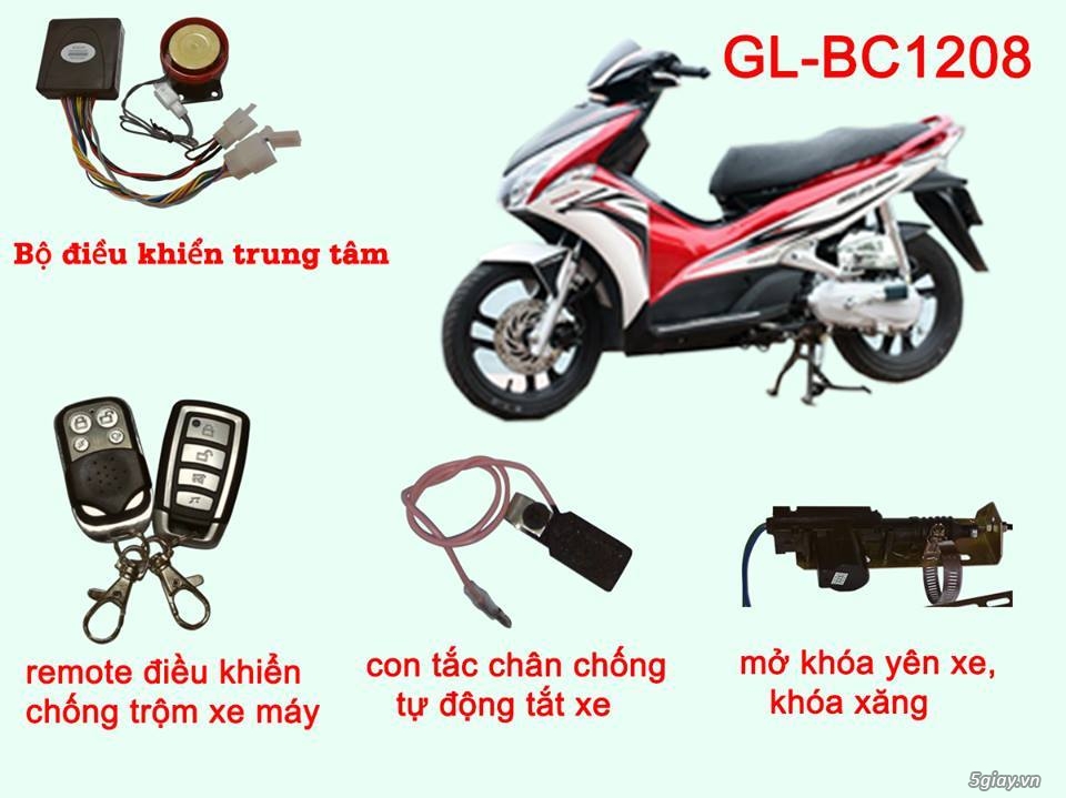 Thiết bị điều khiển và chống trộm thông minh cho xe máy - 3