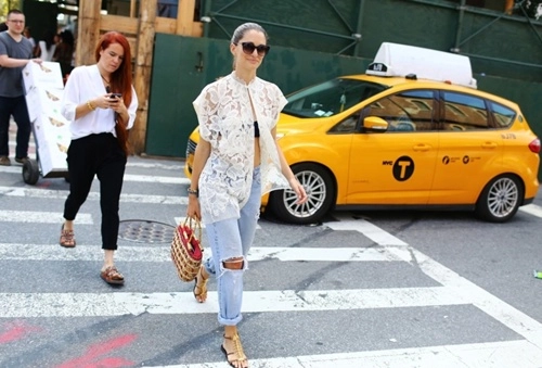 Tín đồ thời trang ở new york fashion week - 6