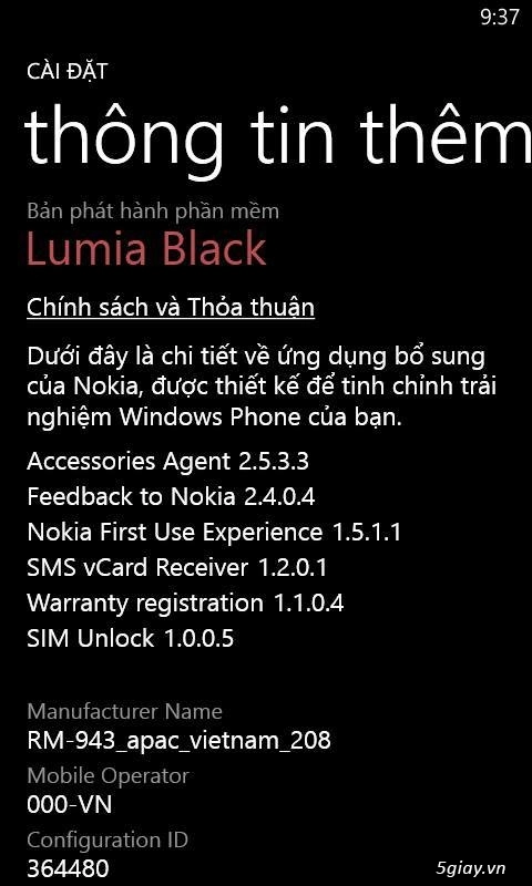 Tình hình cập nhật lumia black cho các máy tại việt nam - 2