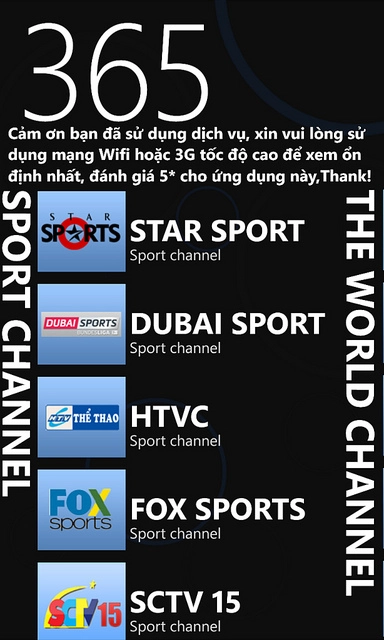 Tivi 365 xem trọn bộ các kênh truyền hình - 9