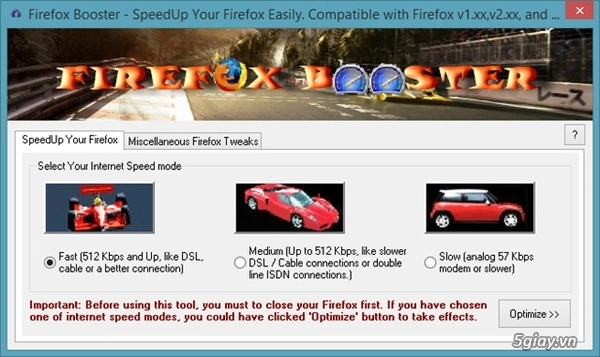 Tối ưu và tăng tốc độ cho cáo lửa firefox - 2
