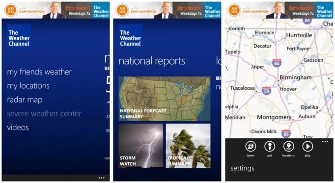 Top ứng dụng dự báo thời tiết tốt nhất cho windows phone - 3