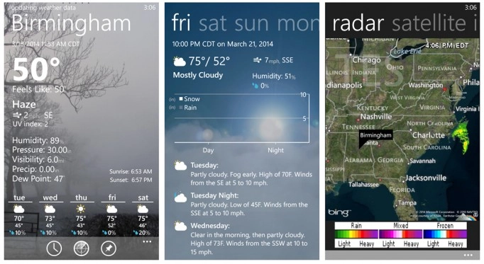 Top ứng dụng dự báo thời tiết tốt nhất cho windows phone - 6