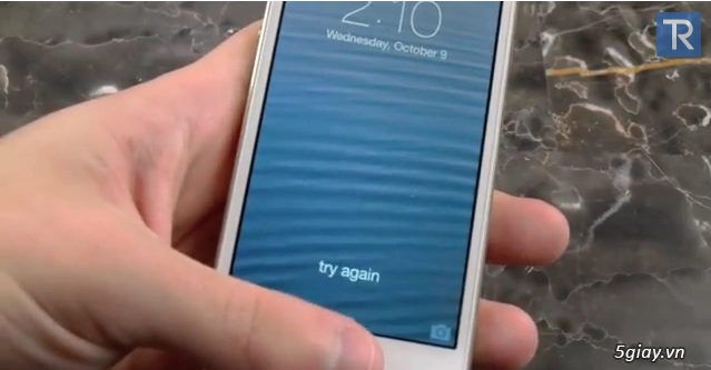 Touchid của iphone 5s vô dụng khi bị trầy xước - 1