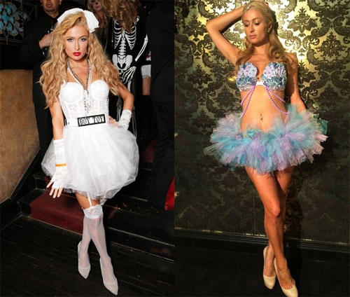 Trang phục nóng bỏng qua các mùa halloween của paris hilton - 3