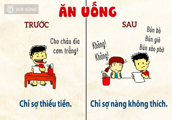 Tranh vui cuộc sống thay đổi 180 độ của con trai sau khi yêu - 5