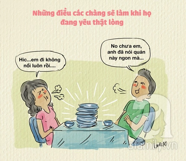 Tranh vui những điều các chàng sẽ làm khi họ yêu bạn thật lòng - 6