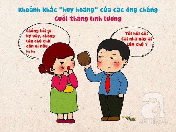 Tranh vui những khoảnh khắc các ông chồng thích lên mặt ra oai với vợ - 1