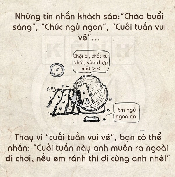 Tranh vui những kiểu tin nhắn có thể khiến bạn không bao giờ cưa đổ nàng - 5