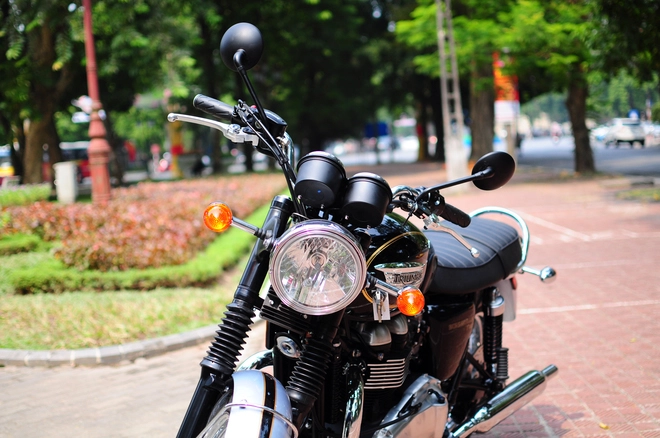 Triumph bonneville t100 2014 phiên bản đặc biệt đầu tiên cập bến vn - 6