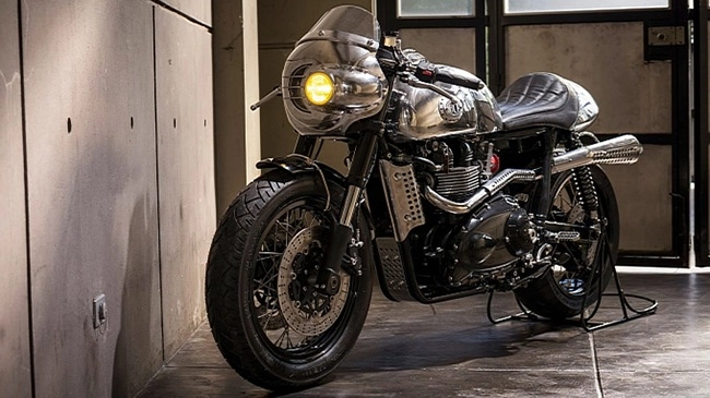 Triumph thruxton cafe racer chất và chất hơn nữa - 1