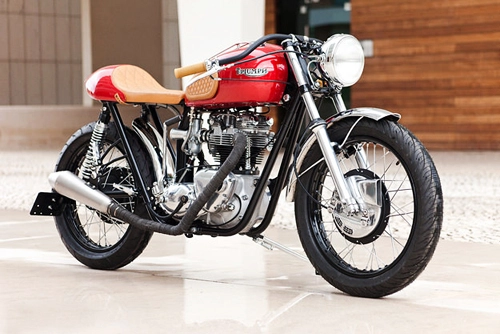 Triumph tr6r cafe racer cuốn hút - 3