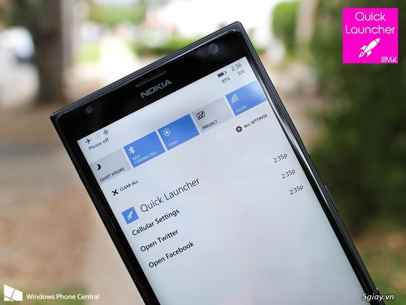 Truy cập nhanh trên wp81 với quick launcher miễn phí - 1