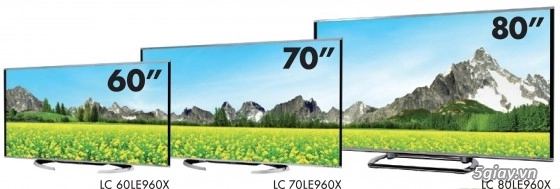 Tv quattron pro le960x - thế hệ tv full hd đầu tiên hiển thị hình ảnh 4k của sharp - 3