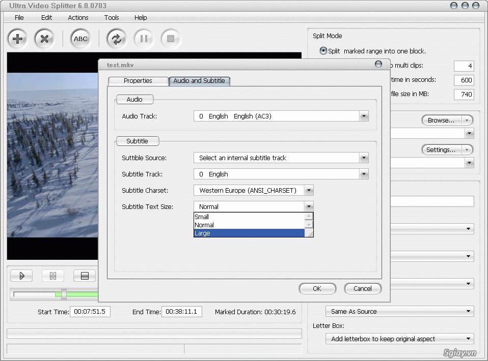 Ultra video splitter 630506 full - phần mềm cắt chia nhỏ file video tốt nhất - 3