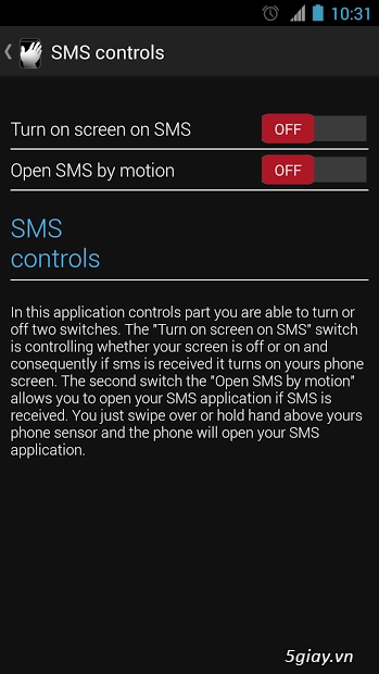 Ứng dụng air swiper cho android - tận dụng cảm biến ánh sáng - 4
