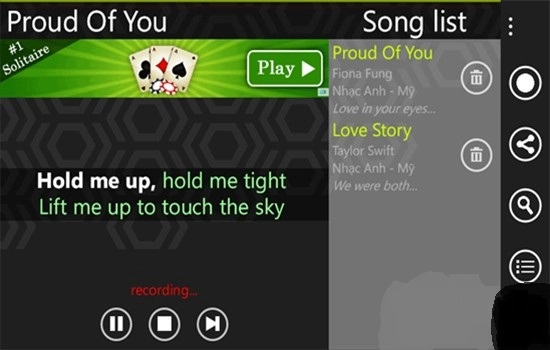 Ứng dụng hát karaoke tốt nhất trên windows phone - 2