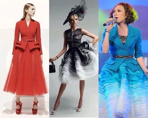 Váy mới của mỹ tâm giống thiết kế dior 2011 - 2